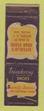 Matchbook Cover - Treadeasy Shoes Richlin's Batavia NY WEAR