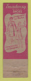 Matchbook Cover - Treadeasy Shoes Richlin's Batavia NY WEAR