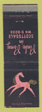 Matchbook Cover - Pink Pony Scottsdale AZ