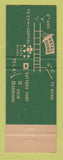 Matchbook Cover - Hotel Clunie Sacramento CA
