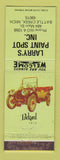 Matchbook Cover - Larry's Paint Spot Battle Creek MI WEAR