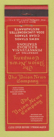 Matchbook Cover - Union News Company New York City Rockefeller Center