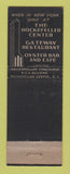 Matchbook Cover - Union News Company New York City Rockefeller Center