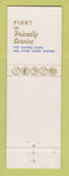 Matchbook Cover - First Federal Savings and Loan Akron OH