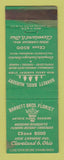 Matchbook Cover - Barrett Bros Florist Flowers Cleveland OH WEAR