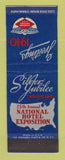 Matchbook Cover - Diamond Matches 1950 Silver Jubilee National Hotel Expo