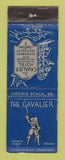Matchbook Cover - The Cavalier Hotel Virginia Beach VA WORN