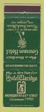 Matchbook Cover - Hotel Claridge New York City Governor Hotel Miami Beach FL
