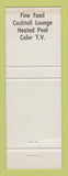 Matchbook Cover - John's Resort Haines City FL WEAR