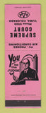 Matchbook Cover - Supreme Court Yuma Colorado