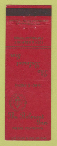 Matchbook Cover - The Belmont Inn Fresno CA