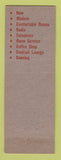 Matchbook Cover - The Belmont Inn Fresno CA