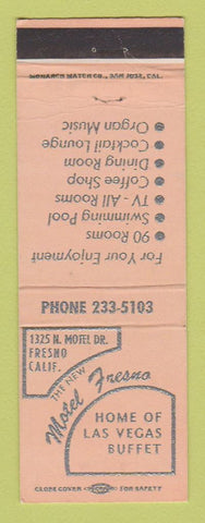 Matchbook Cover - Motel Fresno CA WEAR
