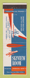 Matchbook Cover - Skyview Room Philadelphia PA Airport