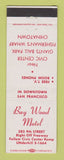 Matchbook Cover - Bay Wood Motel San Francisco CA