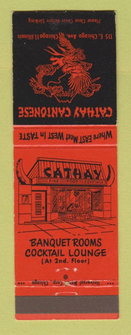Matchbook Cover - Cathay Cantonese Chinese Restaurant Chicago IL WEAR
