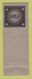 Matchbook Cover - Walters Tucker's Service oil gas Gulf pinup WEAR