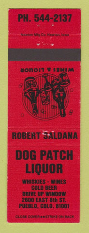 Matchbook Cover - Dog Patch Liquor Pueblo Colorado