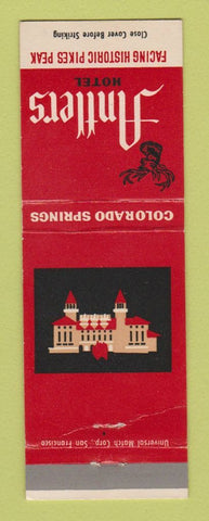 Matchbook Cover - Antlers Hotel Colorado Springs