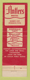 Matchbook Cover - Antlers Hotel Colorado Springs