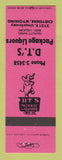 Matchbook Cover - DT's Package Liquor Cheyenne WY