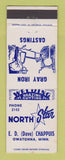 Matchbook Cover - North Star Gray Iron Castings Owatonna MN Dave Chappuis
