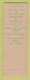 Matchbook Cover - Claredon Hotel New York City