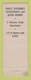 Matchbook Cover - Rainbow Lodge St Petersburg FL