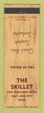 Matchbook Cover - The Skillet Salt Lake City UT restaurant