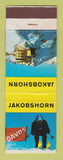 Matchbook Cover - Jakobshorn skiing Switzerland
