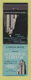 Matchbook Cover - Governor Clinton Hotel New York City WEAR