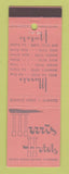 Matchbook Cover - Morris Hotels Los Angeles San Diego Fresno Madera CA