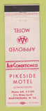 Matchbook Cover - Pikeside Motel Martinsburg WV