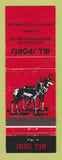 Matchbook Cover - All Sports Calgary Edmonton Lethbridge AB sporting goods