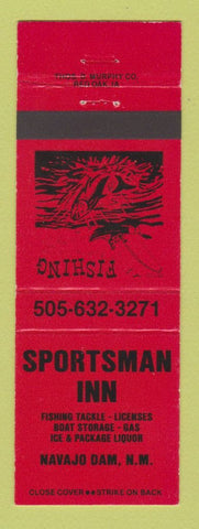 Matchbook Cover - Sportsman Inn Navajo Dam NM