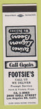 Matchbook Cover - Footsie's Liquor Los Angeles CA SAMPLE