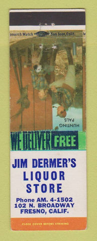 Matchbook Cover - Jim Dermer's Liquor Store Fresno CA