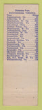 Matchbook Cover - Buckingham Tourist Court Buckingham Court House VA
