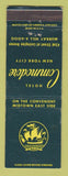 Matchbook Cover - Hotel Commodore New York City WEAR