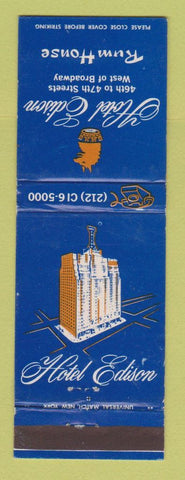 Matchbook Cover - Hotel Edison New York City