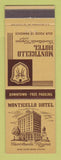 Matchbook Cover - Monticello Hotel Charlottesville VA