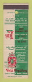 Matchbook Cover - Pigalley Leb's Jacksonville FL Atlanta GA