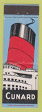 Matchbook Cover - Cunard Cruise Lines