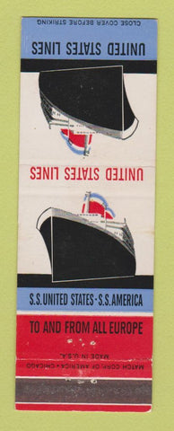 Matchbook Cover - US United States Lines Freight? Cruise?