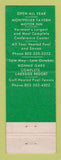 Matchbook Cover - Montpelier Tavern Motor Inn VT