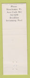 Matchbook Cover - Erdman's Eyrie East Dorset VT WEAR