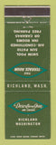 Matchbook Cover - Desert Motor Inn Cabanas Richland WA