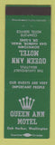 Matchbook Cover - Queen Ann Motel Oak Harbor WA