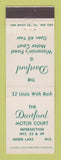 Matchbook Cover - The Dartford Motor Court Green Lake WI