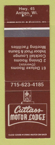 Matchbook Cover - Cutlass Motor Lodge Antigo WI